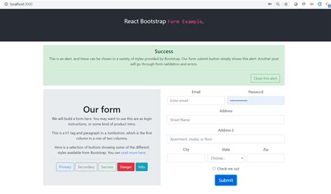 react bootstrap form control types