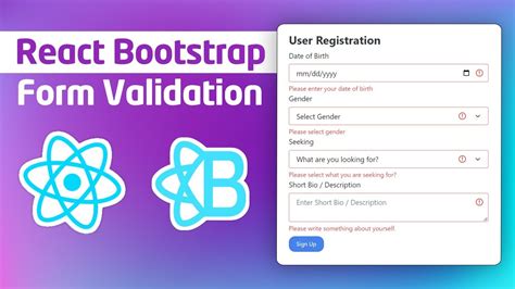 react bootstrap form validation