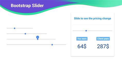 React Bootstrap Slider Bar