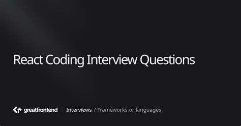 react coding interview questions reddit