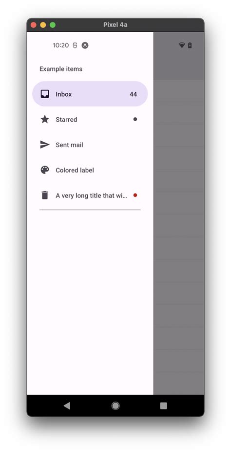 React Drawer Navigation Example