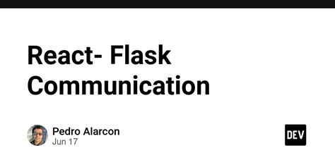 React Flask Communication
