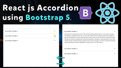 React Js Bootstrap Accordion