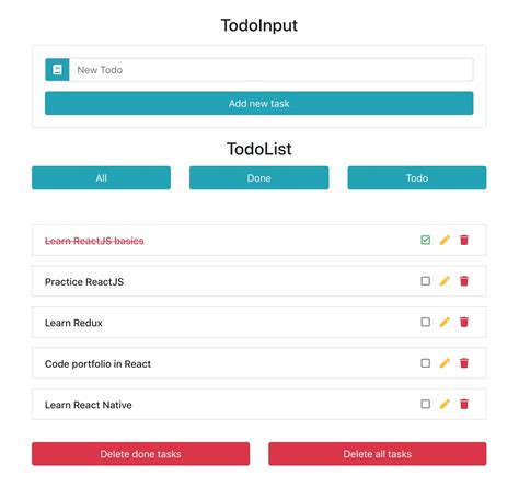React Js List Example