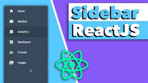 React Js Menu Bar Example