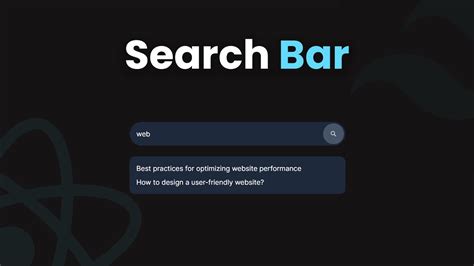 React Js Search Bar