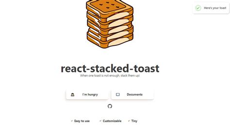 react js toast example