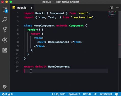 react native code snippets vscode