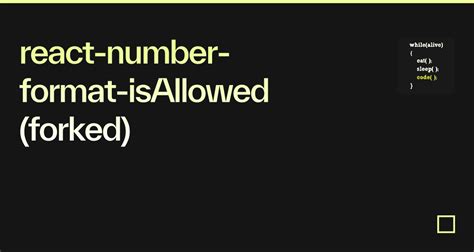 react number format codesandbox
