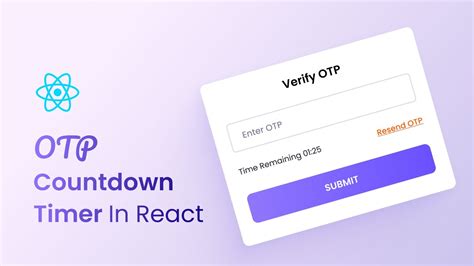 React Otp Timer