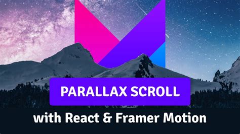 react parallax scroll example