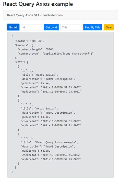 react query example