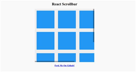 React Scrollbar Is Visible