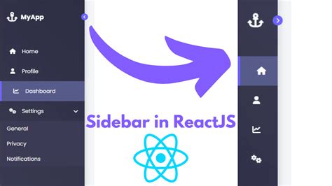 React Sidebar Icon