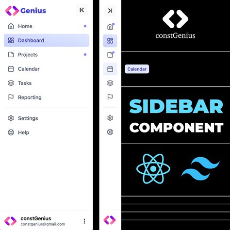 React Sidebar Navigation Component