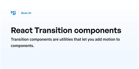 React Slide Transition Component