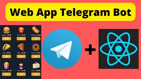 react telegram web app bot