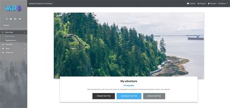 React-Bootstrap Sidenav
