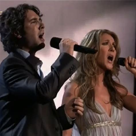 reactions to josh groban and celine dionne
