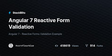 reactive form dropdown validation in angular stackblitz