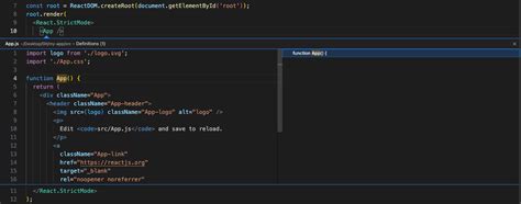 reactjs plugin for visual studio code