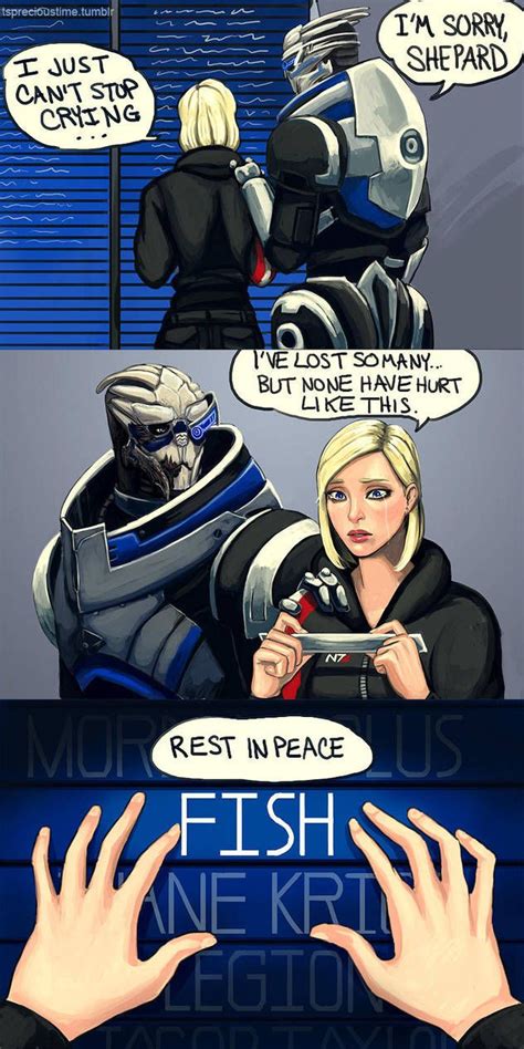 reacts to mass effect fanfic