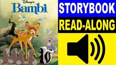 read aloud disney bambi book story for kids
