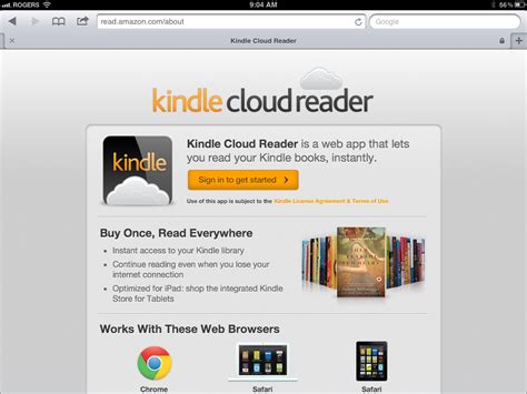 read amazon kindle cloud reader