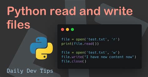 Read And Write Multiple Files In Python