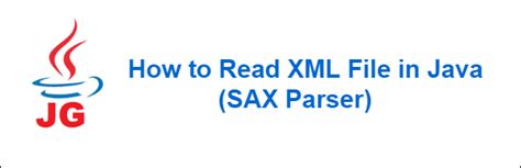 Read And Write Xml File In Java Using Sax Parser