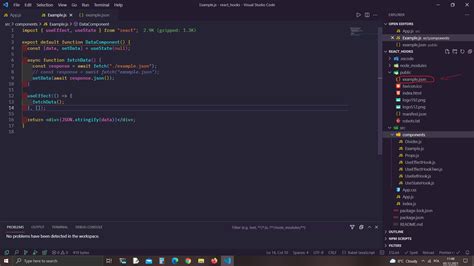 read data from json react