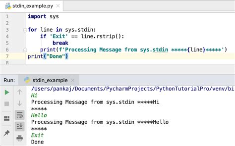 Read Lines From Stdin Python