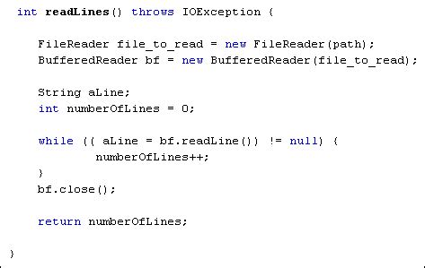 Read Lines Of Text File Java
