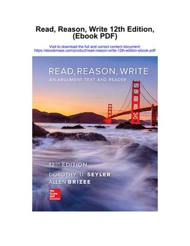 read reason write 12th edition free pdf