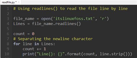 Read String Line By Line In Python