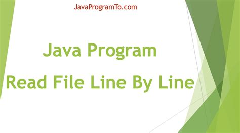 Read String Line By Line Java