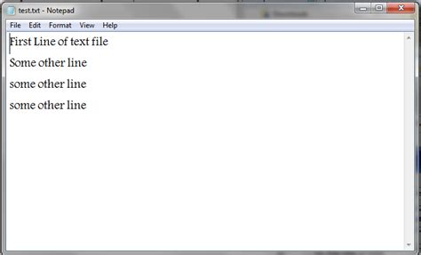 read text file excel vba