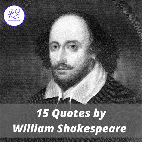 read the quote from william shakespeare