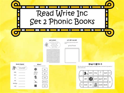 Read Write Inc Set 2 Resources