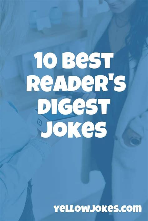 reader's digest best jokes