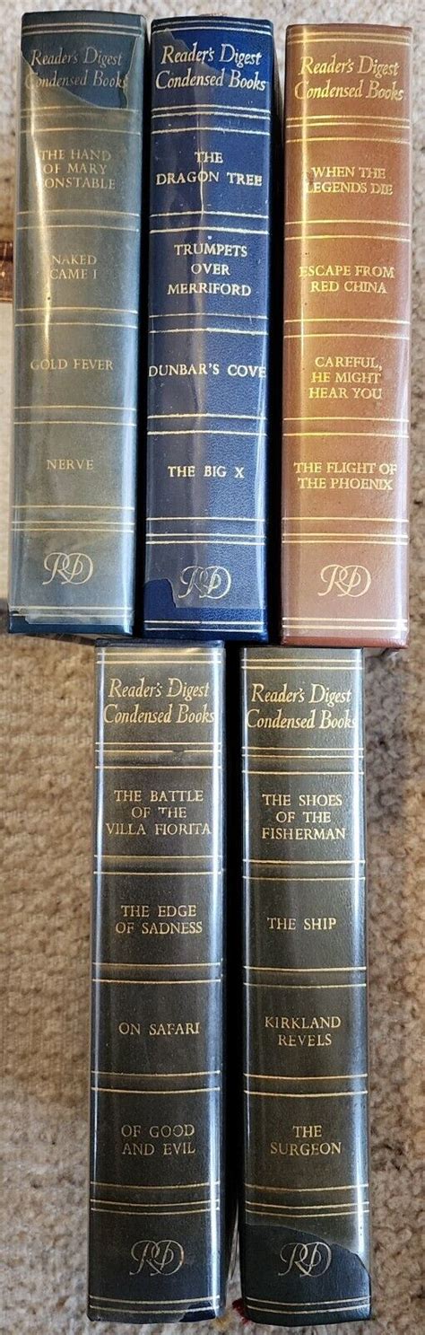 reader's digest condensed books value