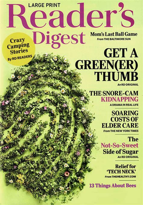 Reader's Digest Large Print Vs Regular Print