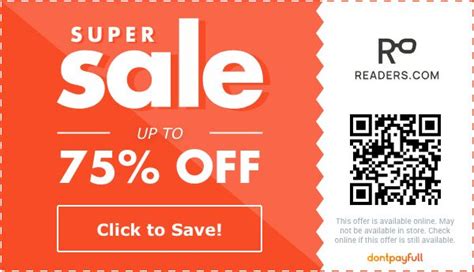Amazing Deals With Readers.com Coupon