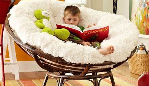 Kids Sherpa Tulip Swivel Chair Cream Pillowfort™ Kids room chair