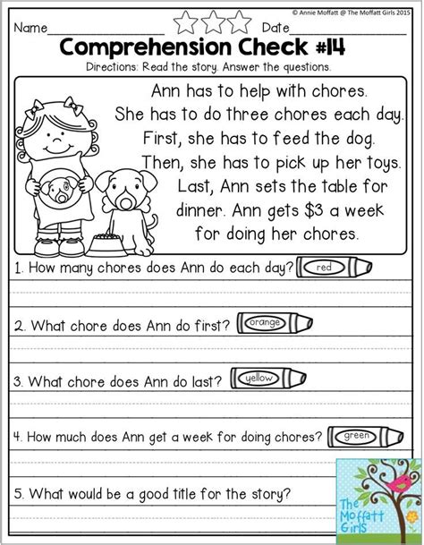 Year 2 Reading Comprehension Worksheets Kidsworksheetfun