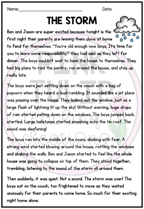 Reading And Writing Narration Examples