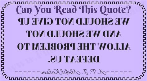 Reading Backwards Test