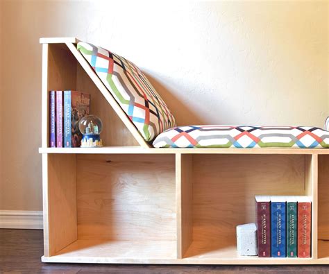 Reading Bench With Book Storage