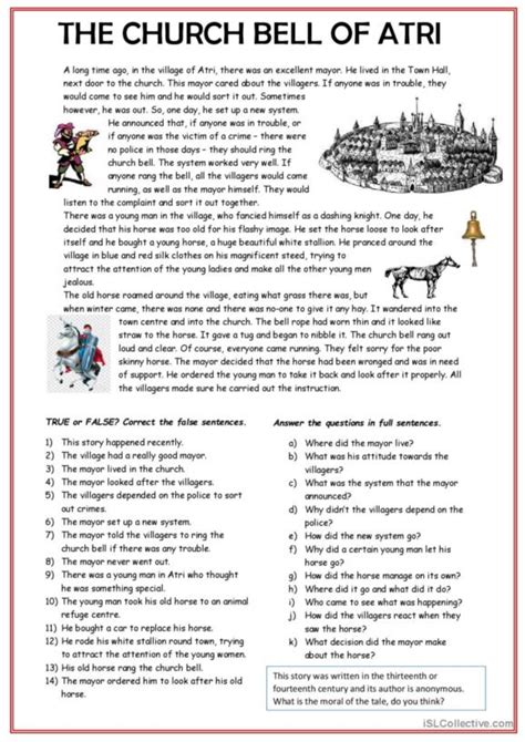 Reading comprehension exercises intermediate level pdf Australia