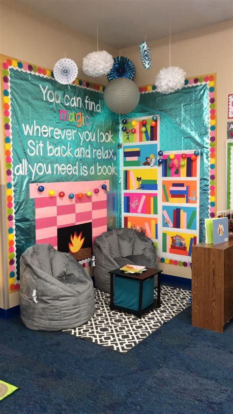 Reading Corner Classroom Library Decorating Ideas